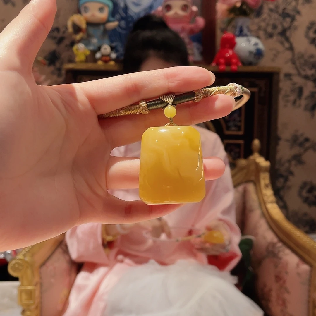 蜜蜡颈饰未镶嵌颈饰