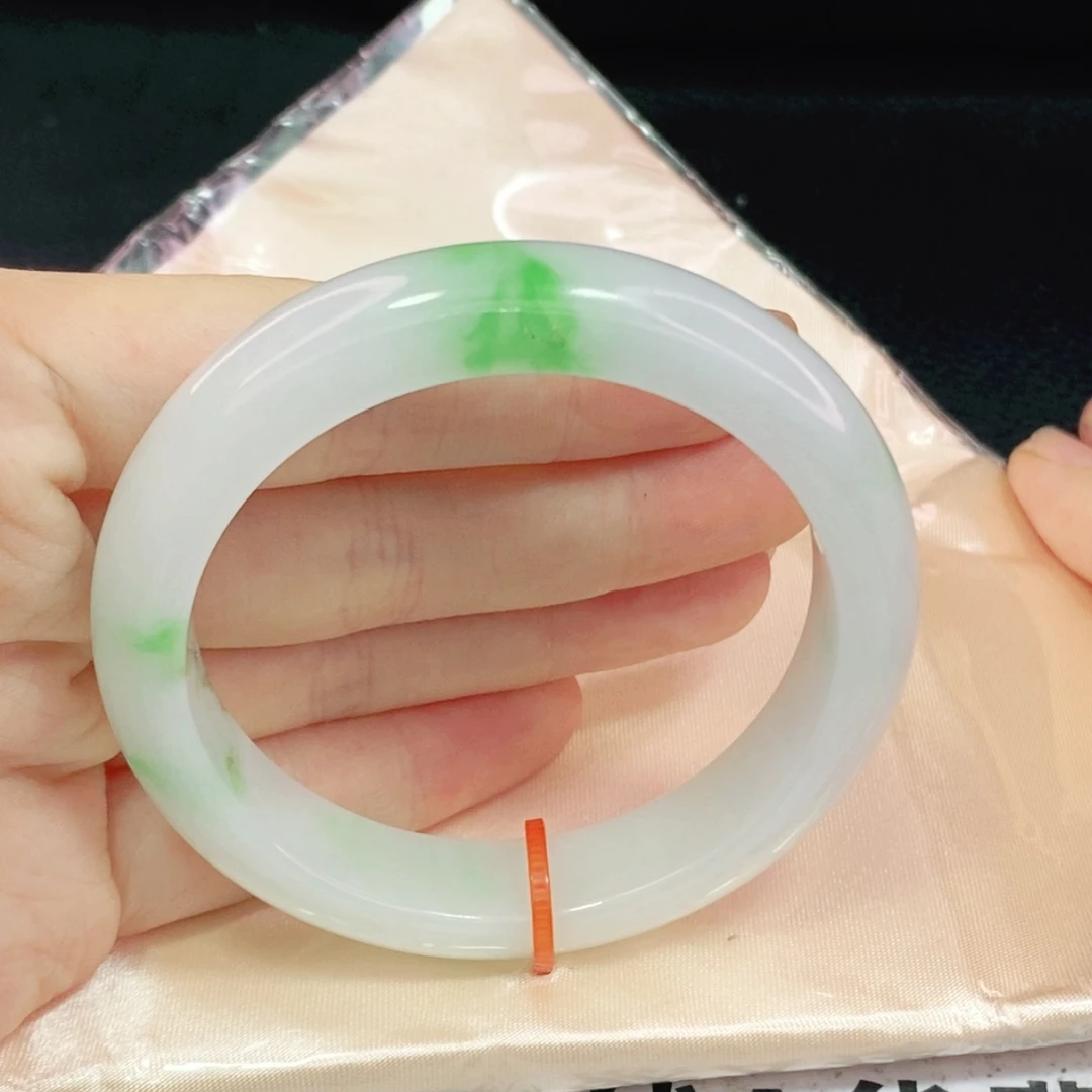 未镶嵌手镯翡翠53.3正圈