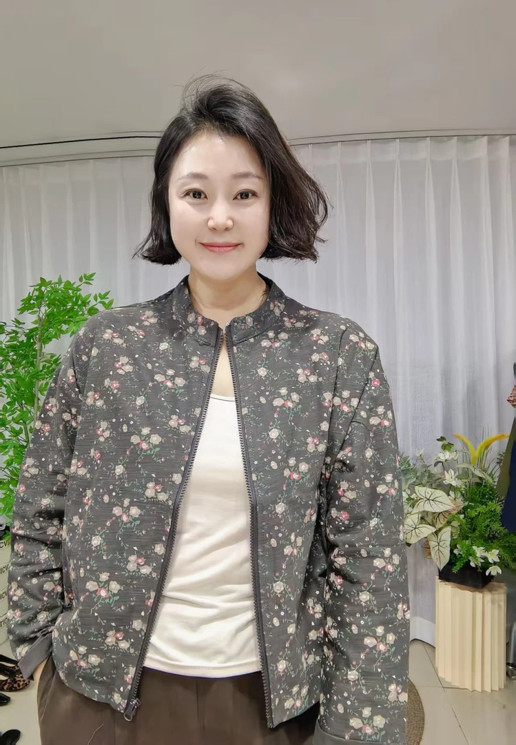 田园风碎花春秋短外套(祐祐女装)