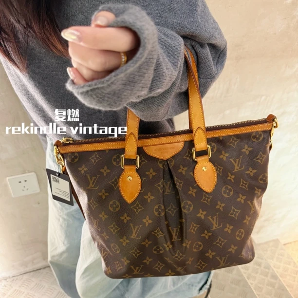 95新 LouisVuitton/路易威登 复燃精选/老花小号派拉蒙斜挎包