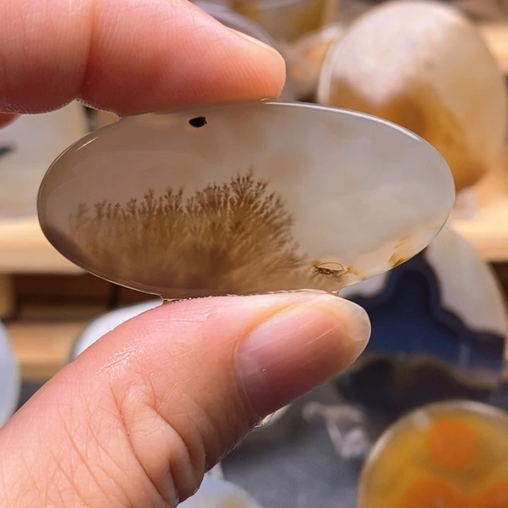 玛瑙/玉髓吊坠(不含链)未镶嵌