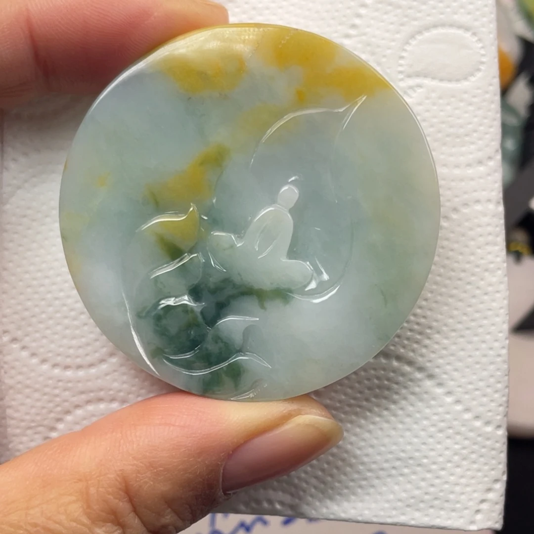 翡翠未镶嵌颈饰翡翠悟道