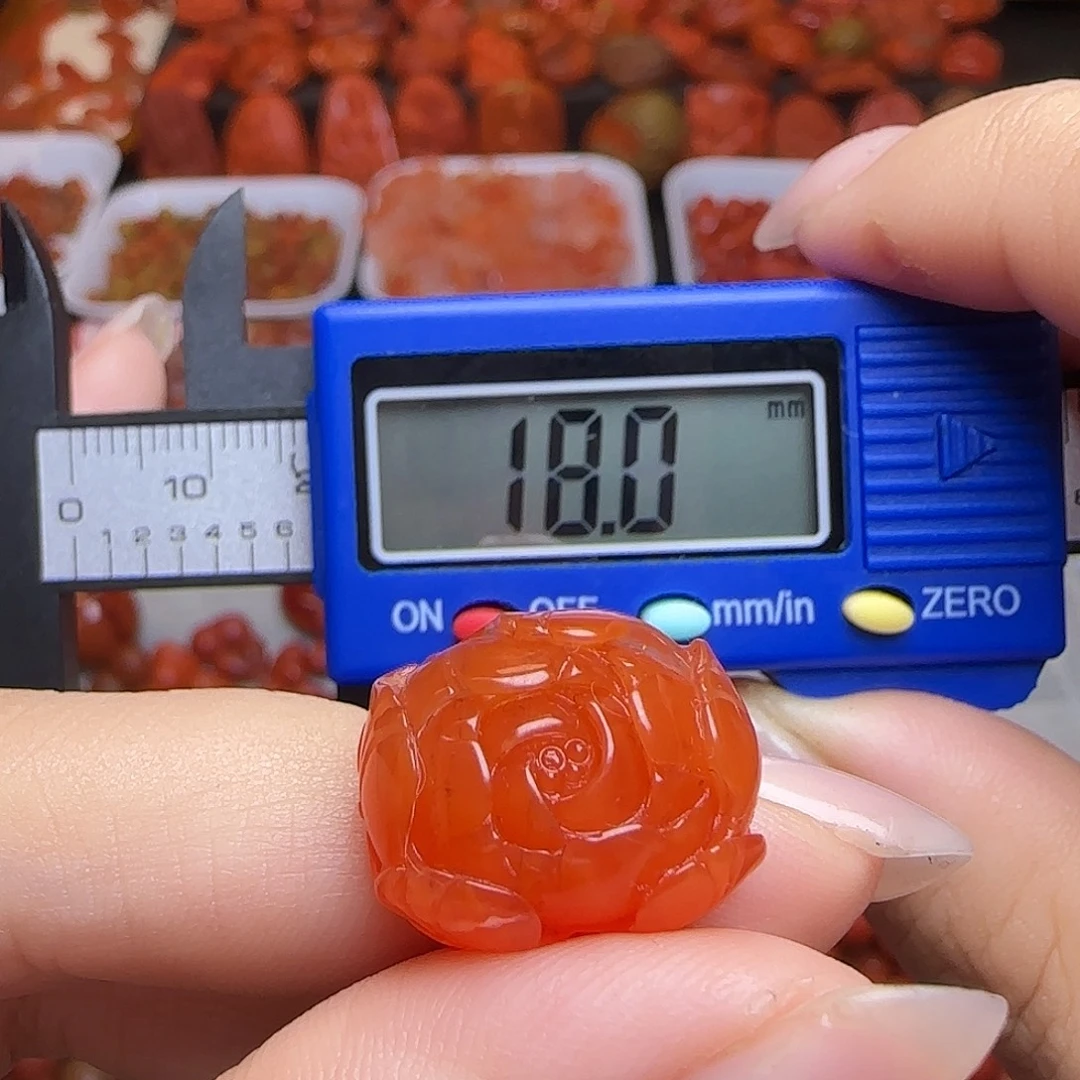 南红玛瑙未镶嵌吊坠(不含链)