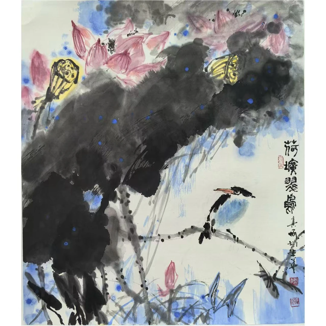 傅真忻写意花鸟 中国美术馆馆藏画家