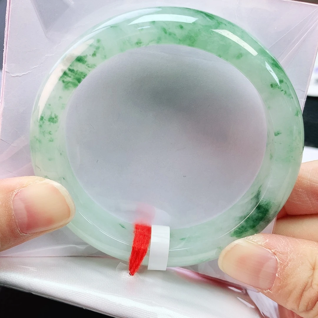 未镶嵌手镯翡翠55圈