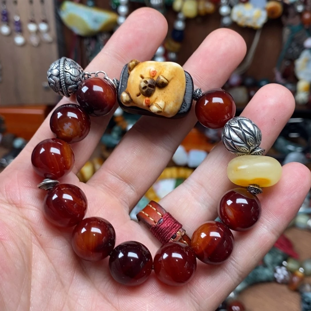 玛瑙/玉髓手链未镶嵌