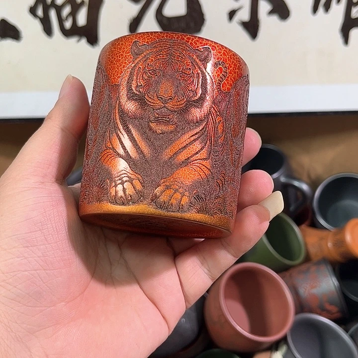 茶杯紫砂全手工紫砂主人杯