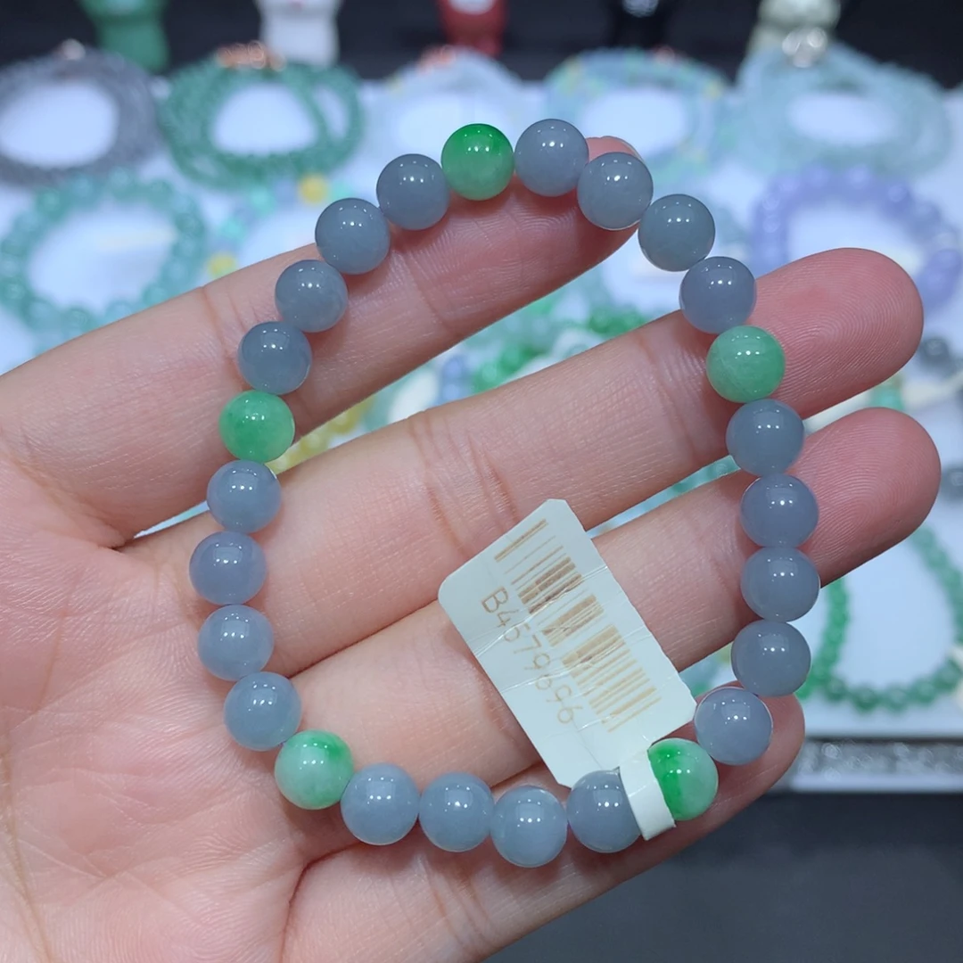 翡翠未镶嵌手串天然