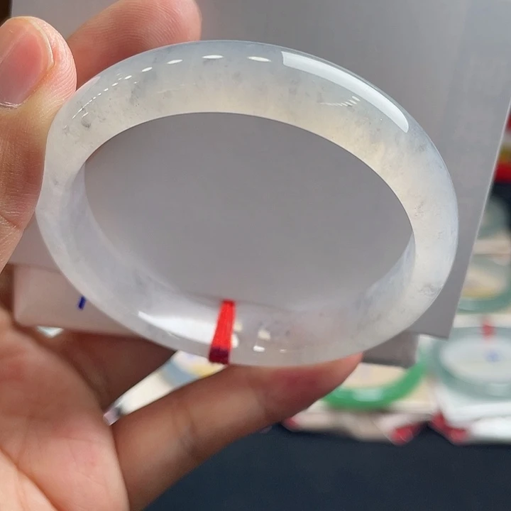 未镶嵌手镯翡翠53.2正圈