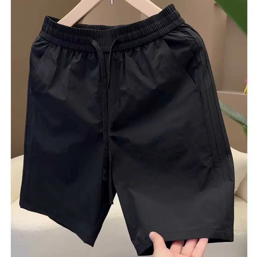 夏季透气简约男士百搭休闲五分短裤时尚潮流时尚薄款速干男款裤子