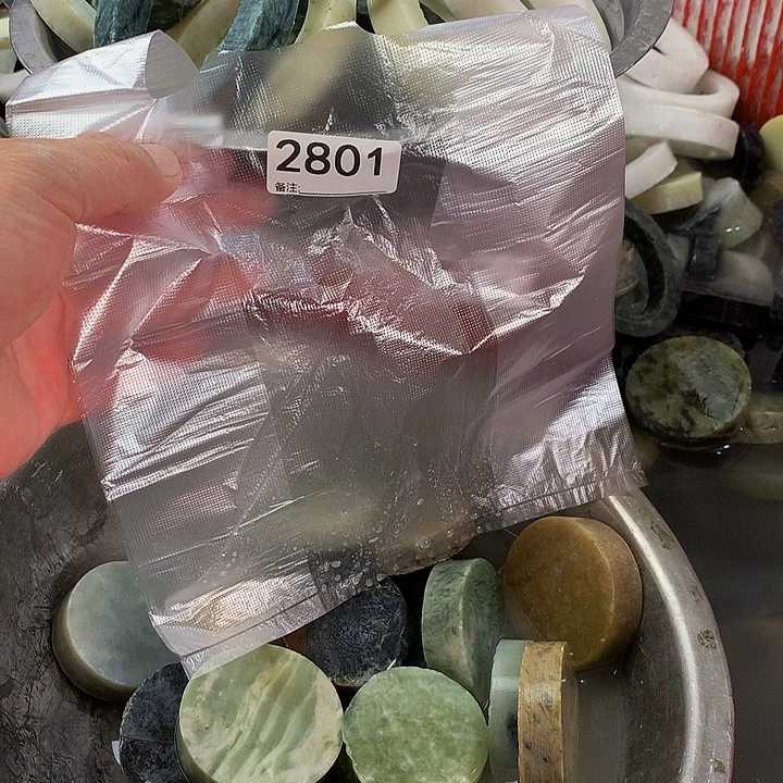 用***檬蛇纹石玉未镶嵌手镯