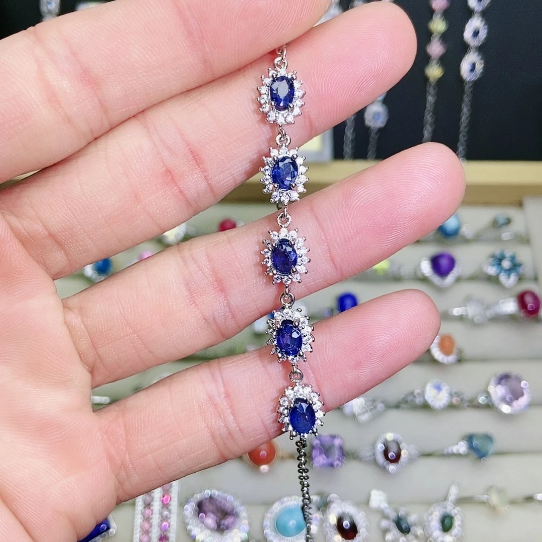 【闪购商品】手链蓝宝石未镶嵌