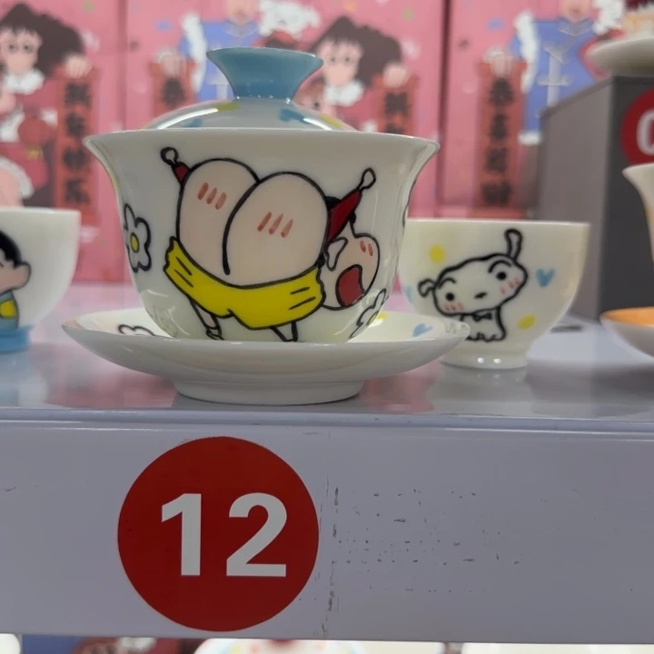 高温釉下彩纯手工手绘陶瓷