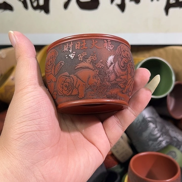 茶杯紫砂全手工紫砂主人杯