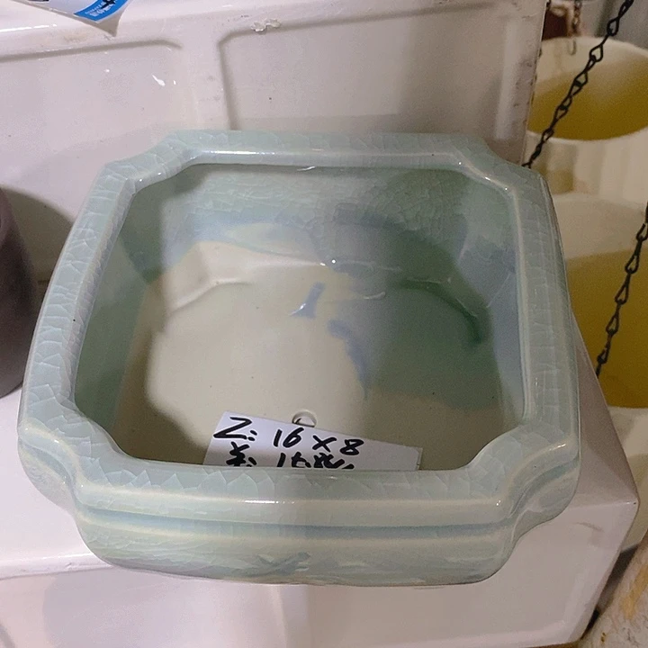 摆件多肉瑕疵盆有孔。