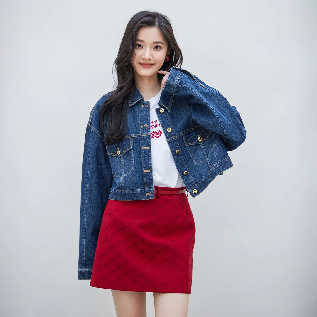 华家曼2025春季新款长袖牛仔外套H420314807