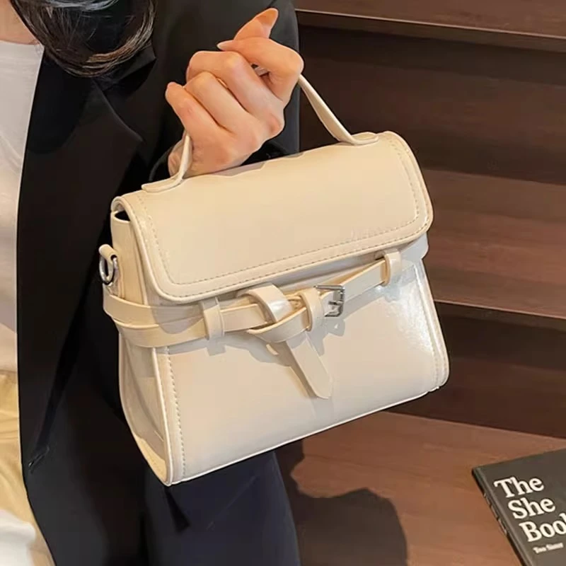 简约百搭手拎小方包韩版ins潮流时尚休闲单肩包2025春季新款女包