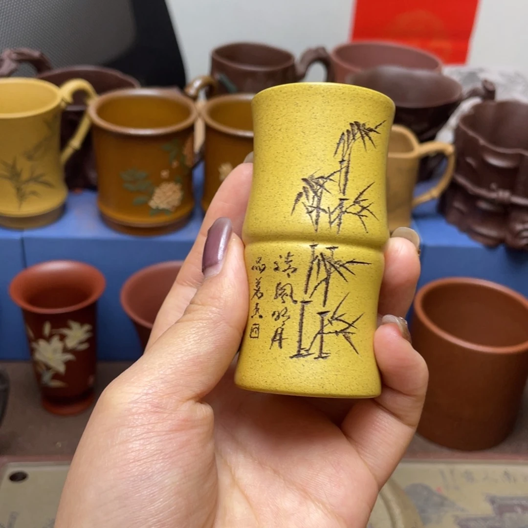 紫砂茶杯紫砂主人杯