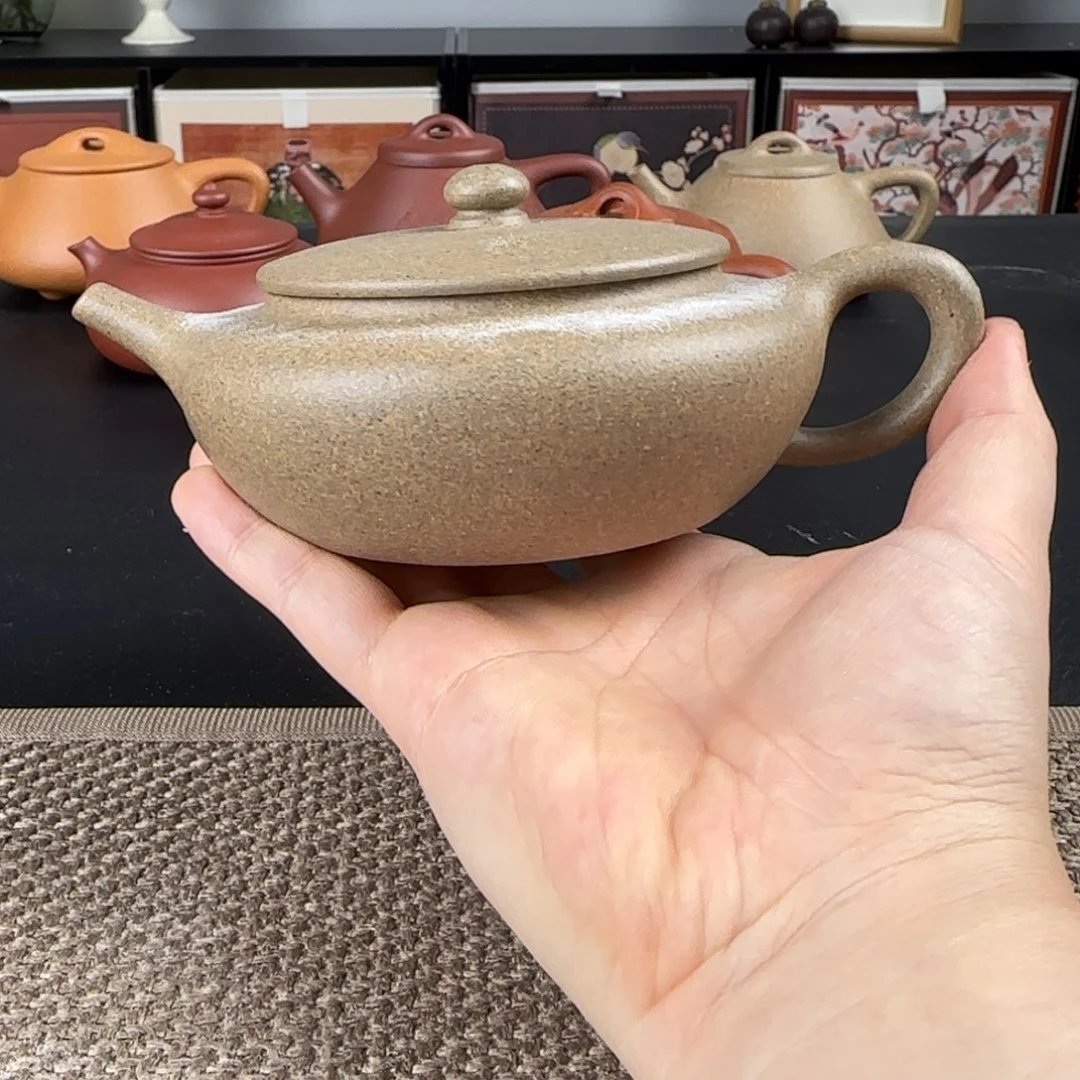茶壶紫砂微瑕扁辰