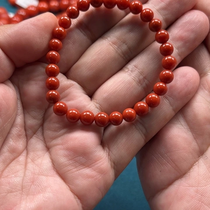 南红玛瑙手链未镶嵌