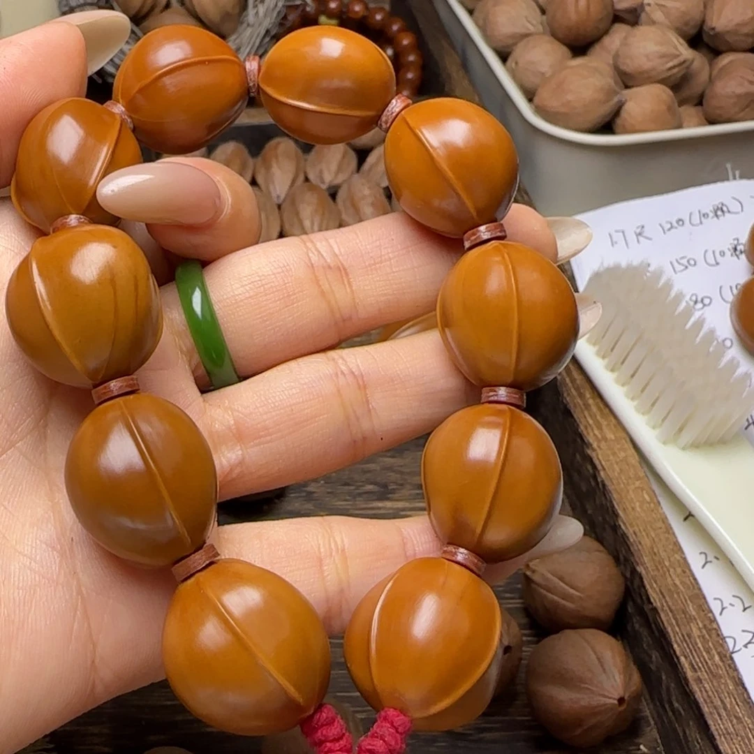 【闪购商品】手串/手链橄榄核半****色橄榄核铁核鲨鱼背