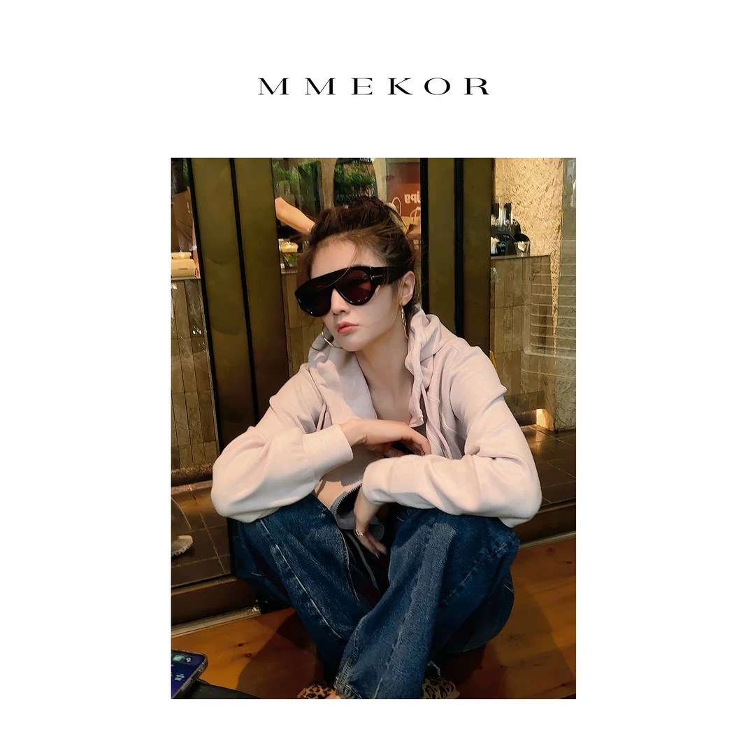 MMEKOR“甜蜜蜜”卫衣 2025新款秋款活力常青藤百搭外套 30309