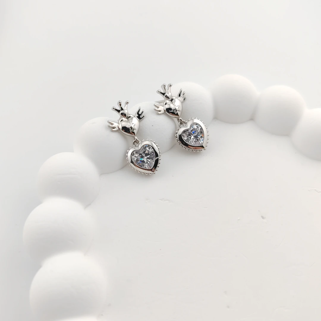 XUPING/旭平首饰 合金合成锆石耳饰 【参与满赠】 GDY X000926578