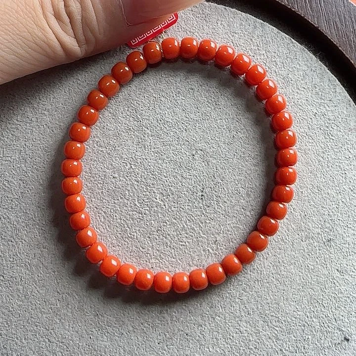南红玛瑙手串未镶嵌