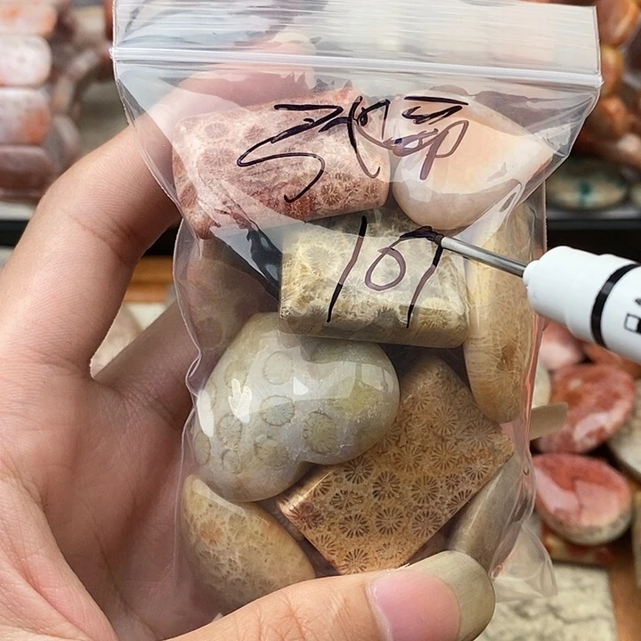 张***哥硅化玉颈饰未镶嵌