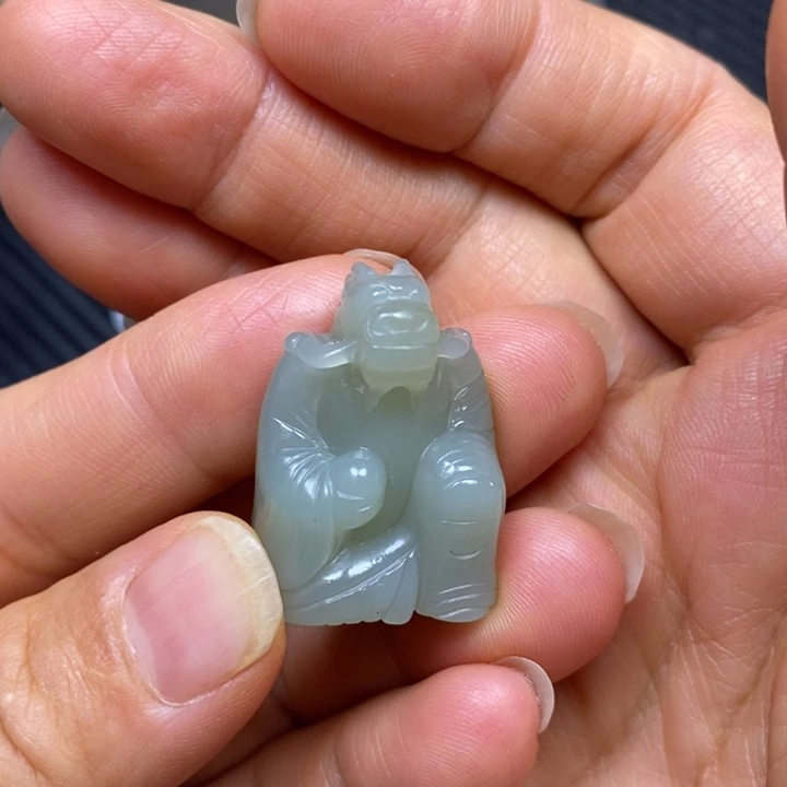 和田玉未镶嵌挂件沂*