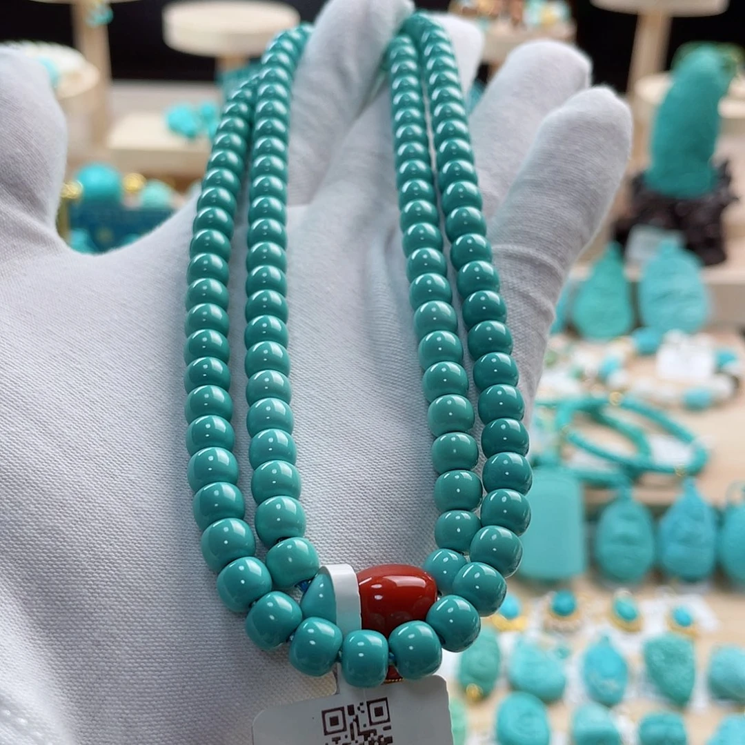 未镶嵌绿松石珠宝奇石