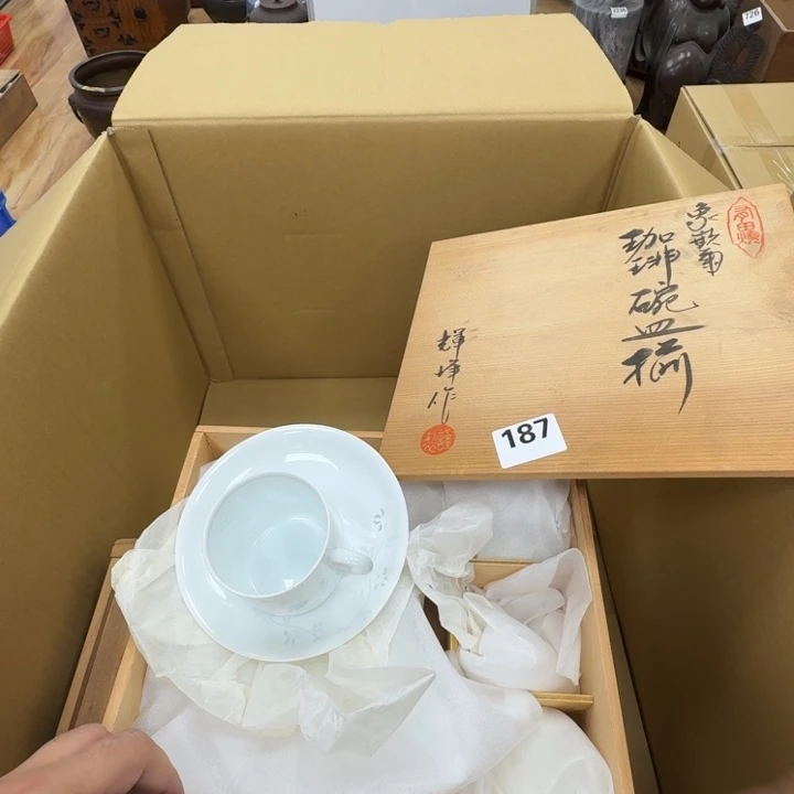 瓷片工艺品摆件瓷器摆件正能量