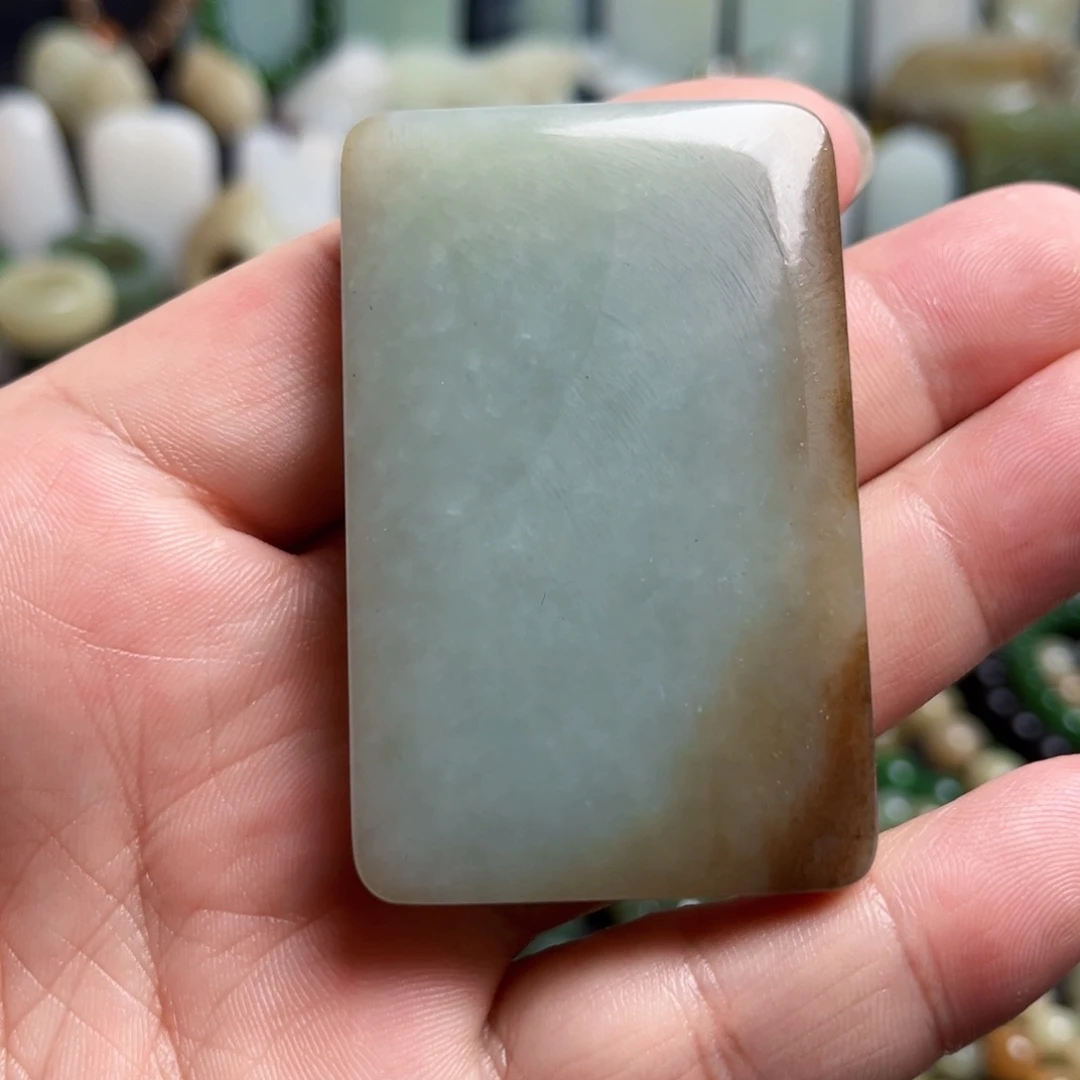 和田玉未镶嵌吊坠(不含链)