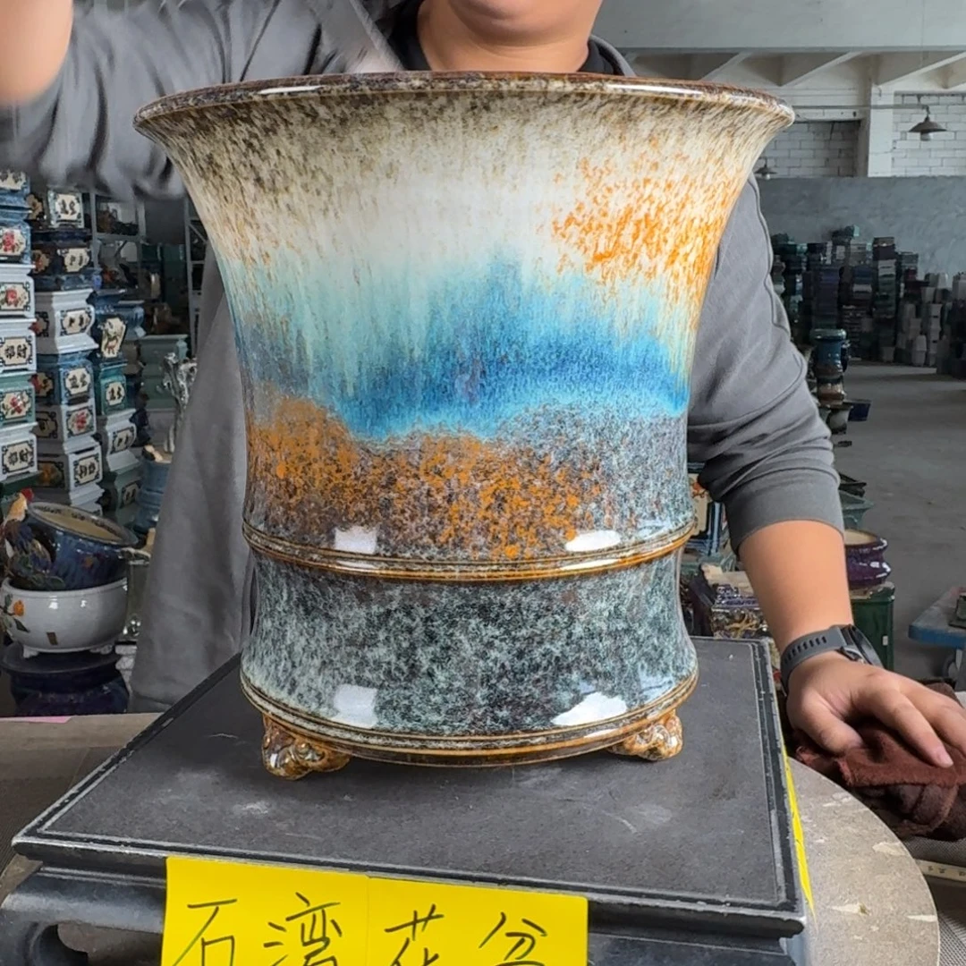 。一风堂石湾花盆 内23^25