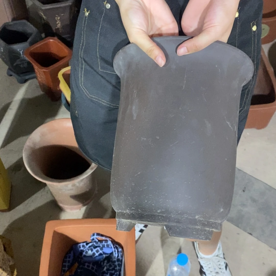 紫砂花盆瑕疵口径口径