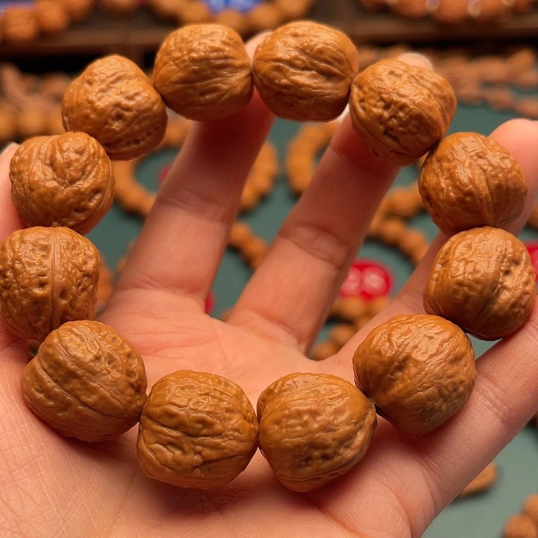 文玩核桃手串19尺寸蛤蟆
