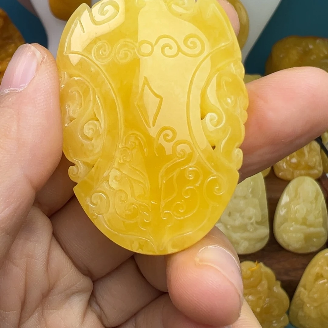 蜜蜡吊坠(赠链)未镶嵌变**万