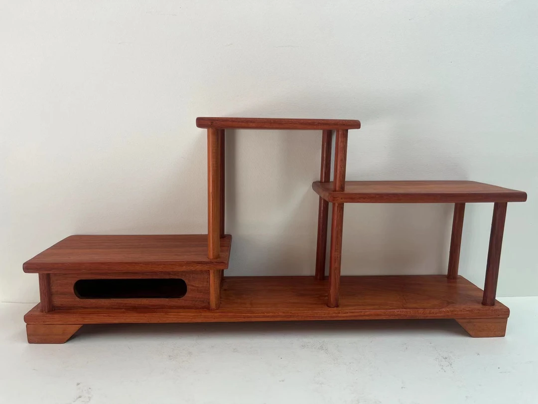 HL 三步高低台博古架