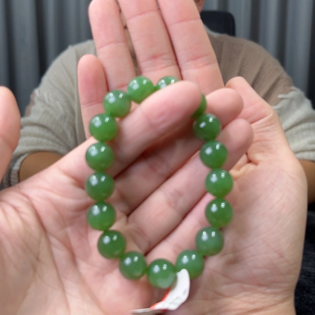 和田玉未镶嵌手串天然和田玉卡12