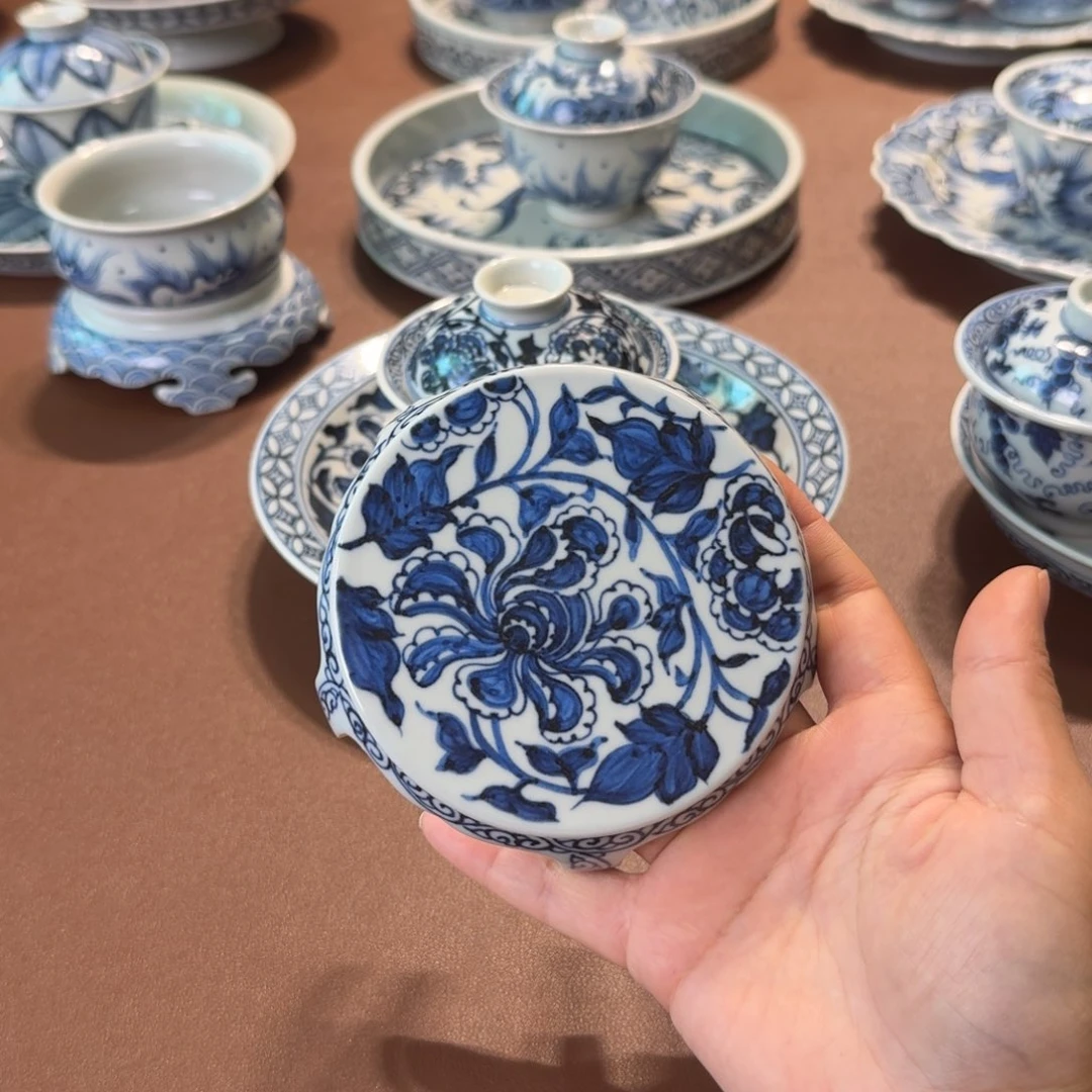 手工手绘茶具微瑕