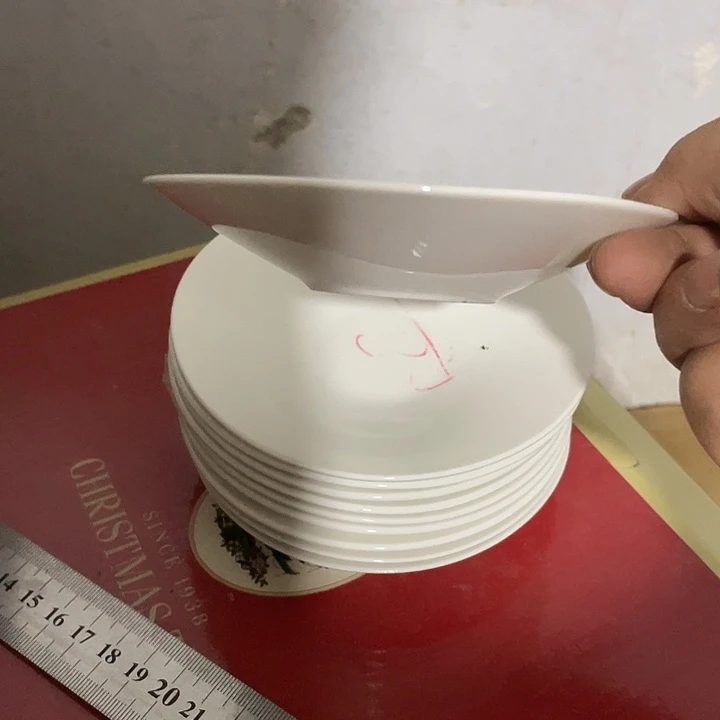 杯瓷片 12厘米小碟10个