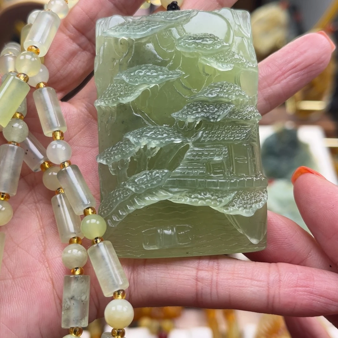 未镶嵌岫玉挂件挂件
