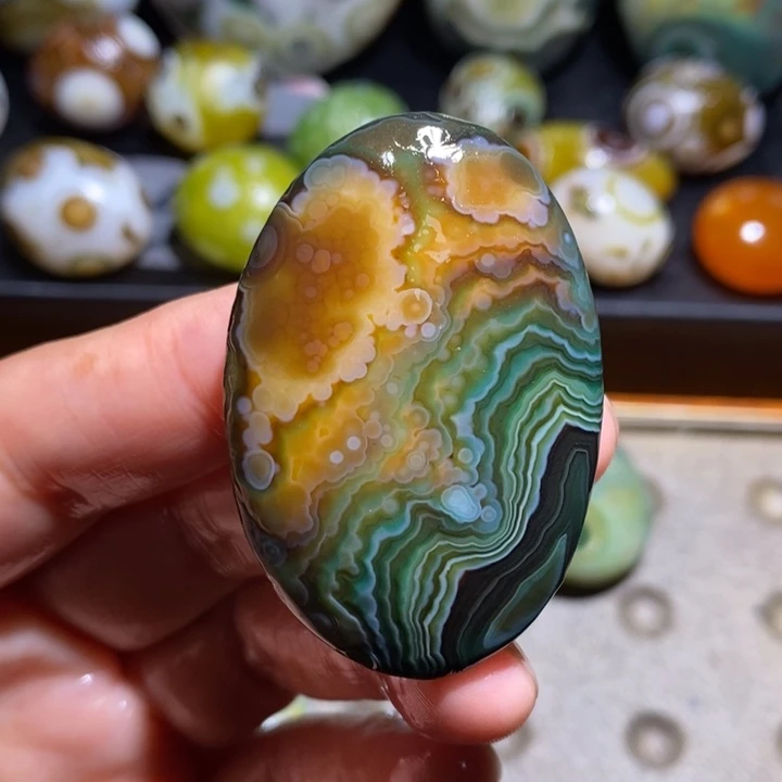 未镶嵌玛瑙/玉髓珠宝半成品43