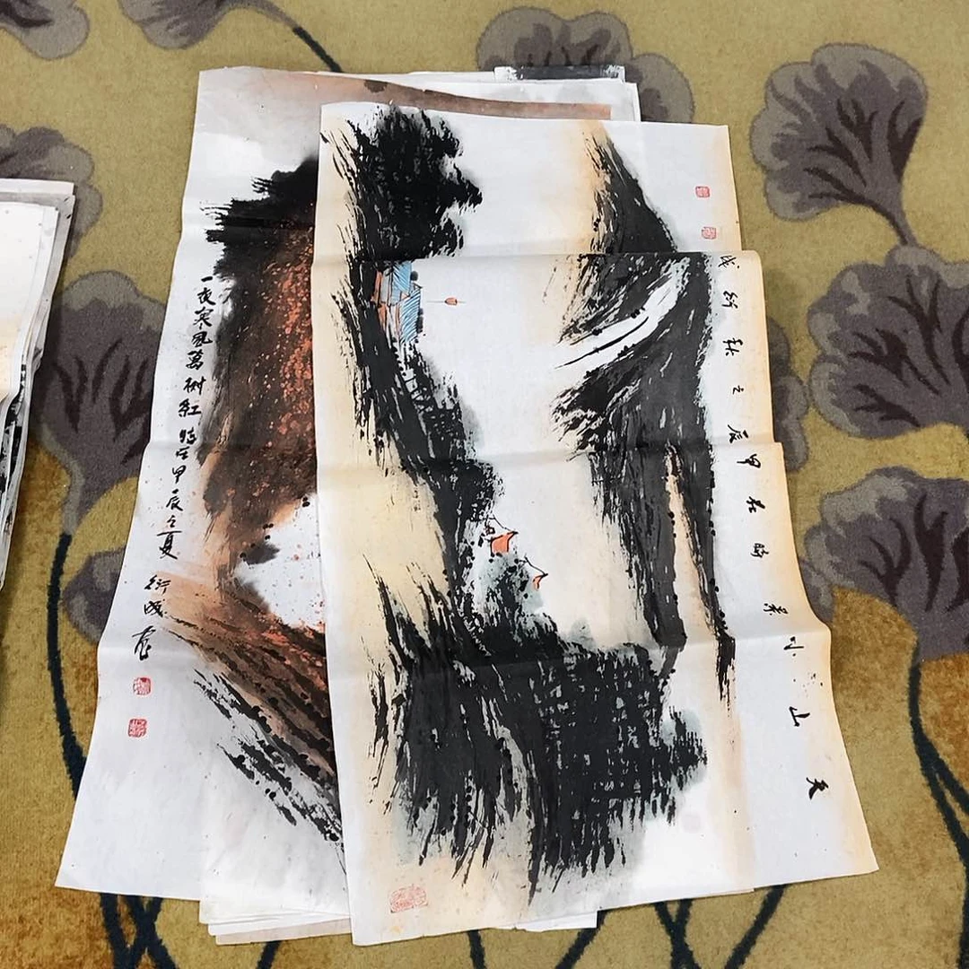 国画巩*冯衍成手绘作品欣赏50.100