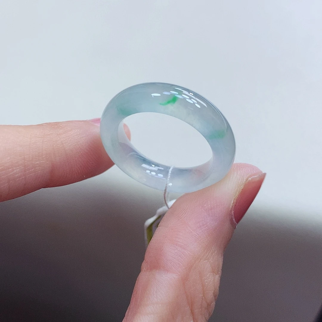 未镶嵌戒指翡翠17-18号