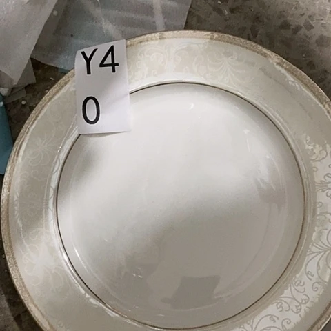 瓷两个大平盘十寸y40