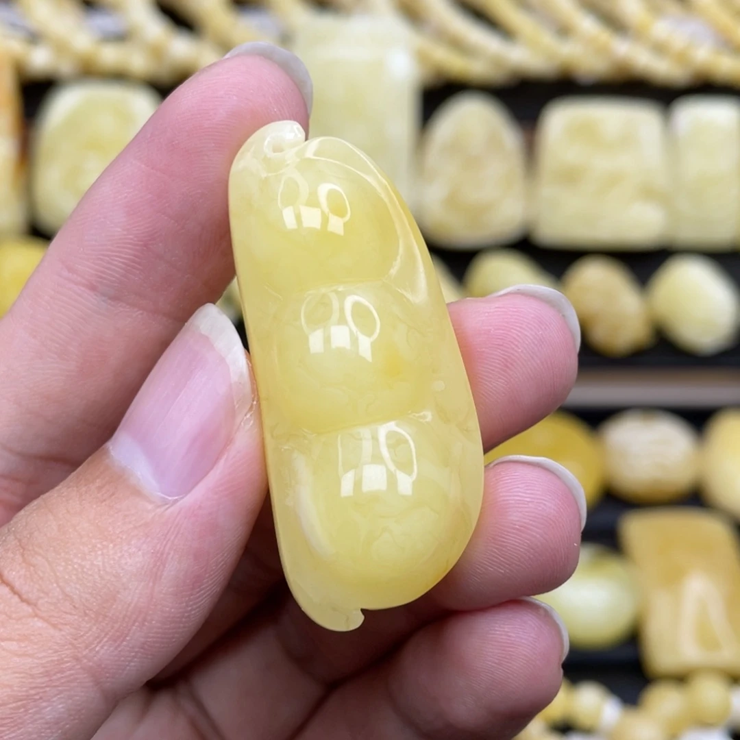 裸石琥珀未镶嵌琥珀蜜蜡