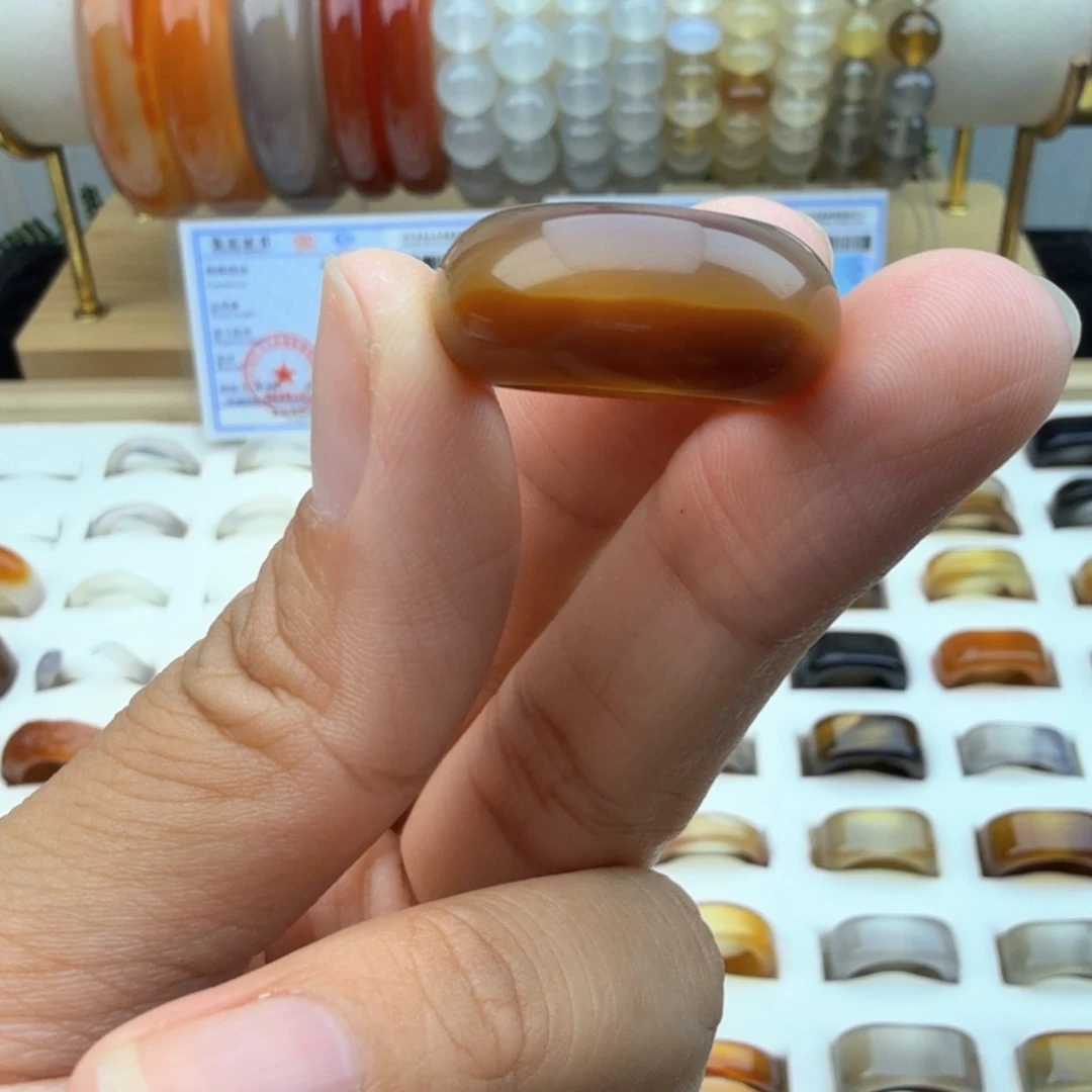 未镶嵌戒圈玛瑙/玉髓11/12圈福利不退换介意勿拍