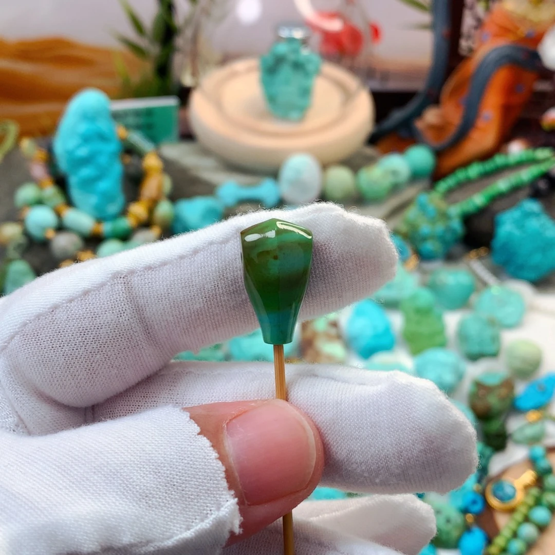 绿松石未镶嵌珠宝半成品