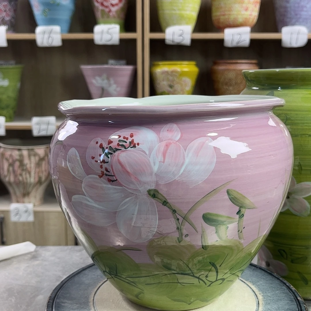 景德镇陶瓷花盆花盆